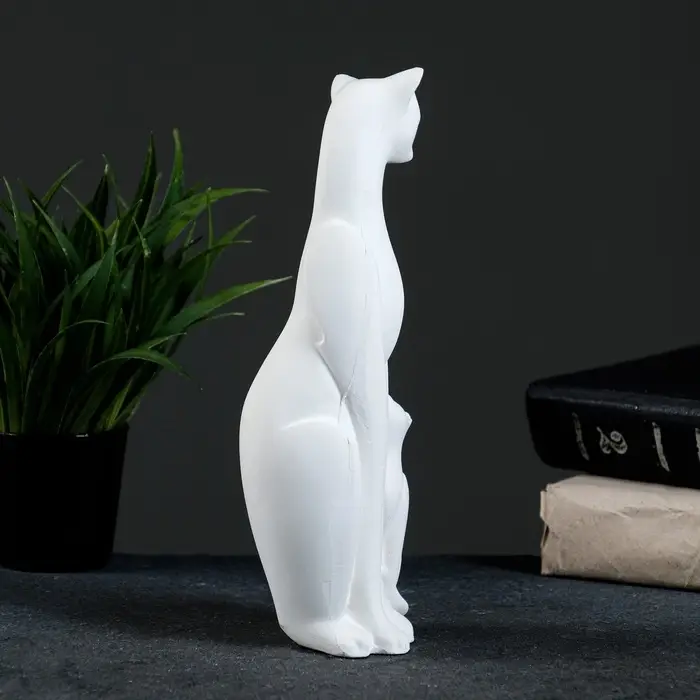 Фигурка гипс «Кошка с котенком», 21×7×7 см Фигурка гипс «Кошка с котенком», 21×7×7 см