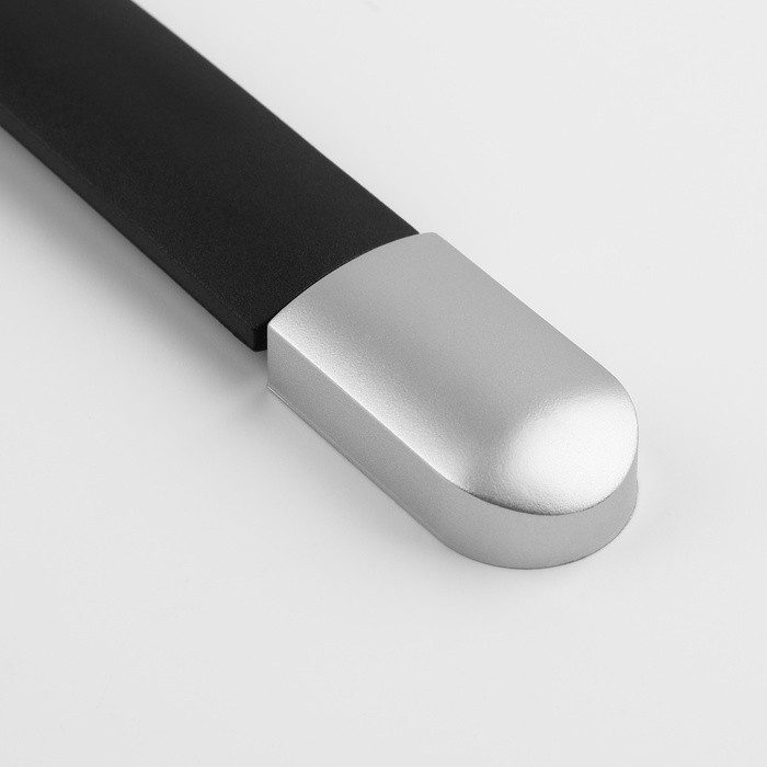 Ручка для чемодана, пластик, 20 × 2,2 см, цвет чёрный/серебряный Ручка для чемодана, пластик, 20 × 2,2 см, цвет чёрный/серебряный