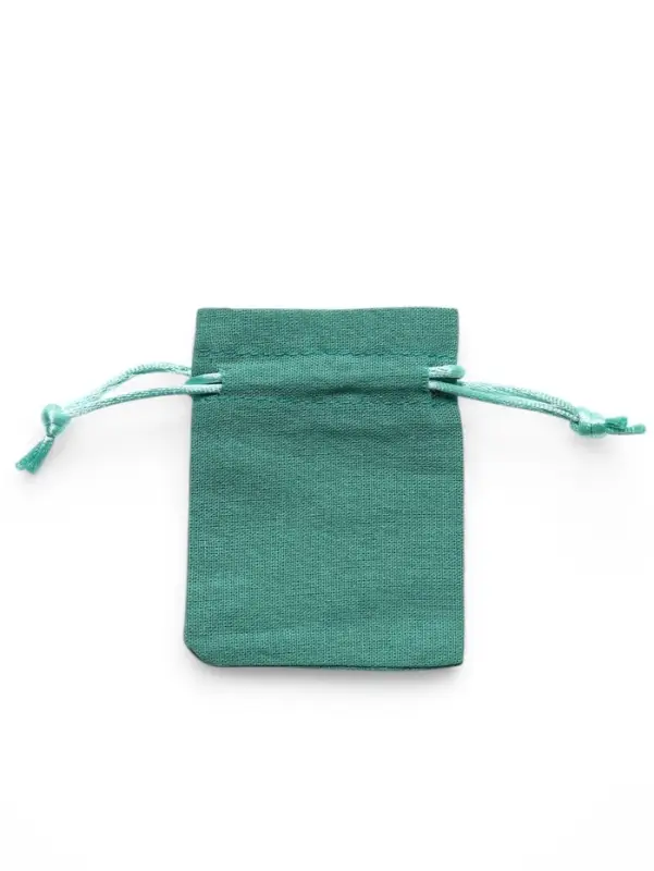 Мешочек подарочный «Хлопок», 7×9 см, тиффани