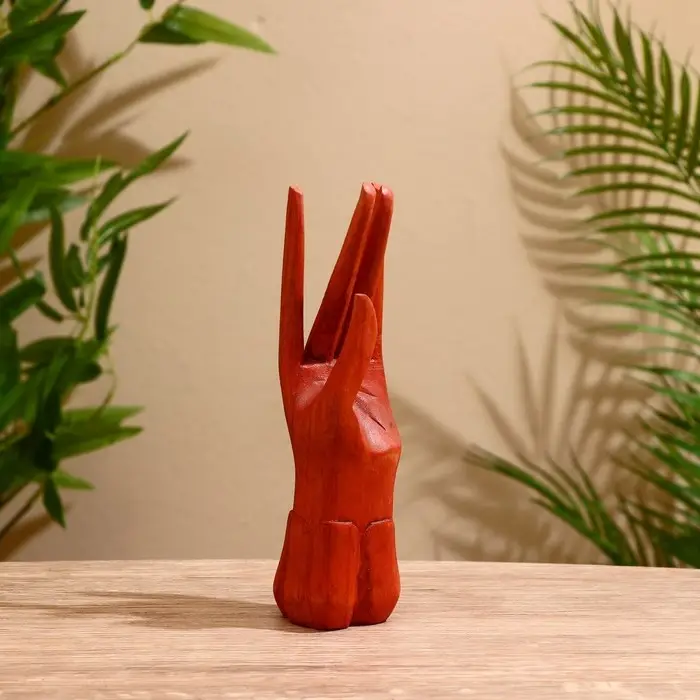 Подставка под кольца дерево Подставка под кольца дерево "Кисть" 6х6х20 см