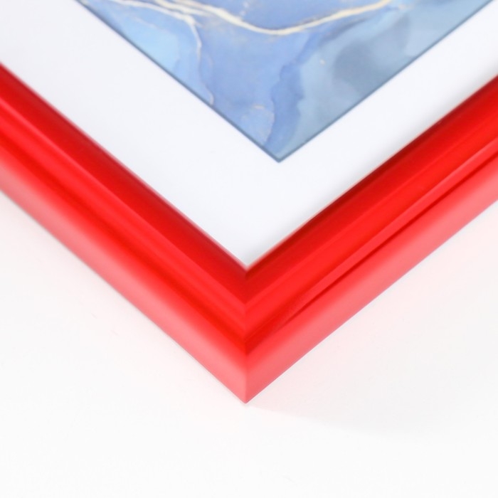 Фоторамка пластик  Фоторамка пластик "Радуга" 10х15 см, красный