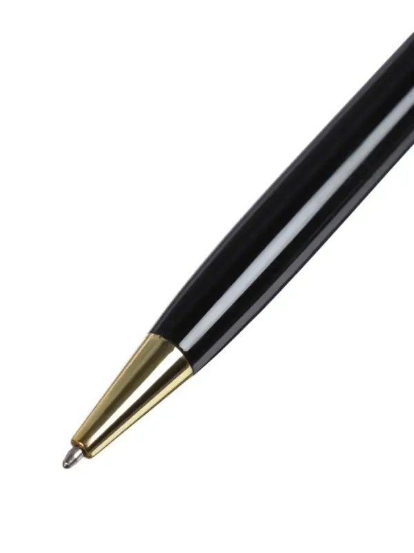 Ручка подарочная Calligrata &laquo;Классика&raquo;, шариковая, поворотная, в футляре кожзам, корпус чёрный с золотым