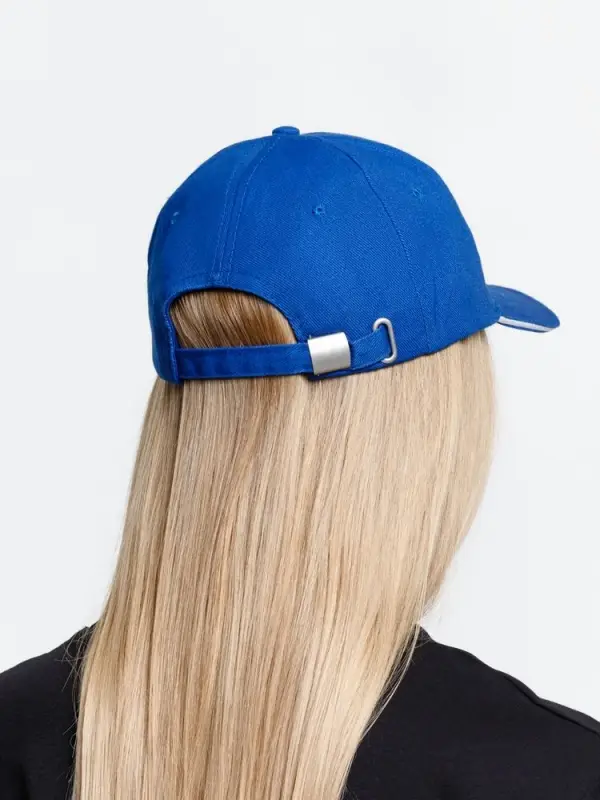 Бейсболка Buffalo, ярко-синяя с белым Бейсболка Buffalo, ярко-синяя с белым