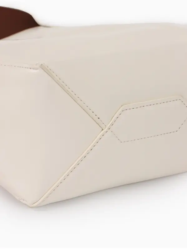 Сумка женская TEXTURA на винтовом замке, 24&times;11&times;24 см, белая