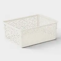 Корзинка для хранения без крышки Linden, 1.4 л, 19&times;14&times;7.5 см, светло-серый