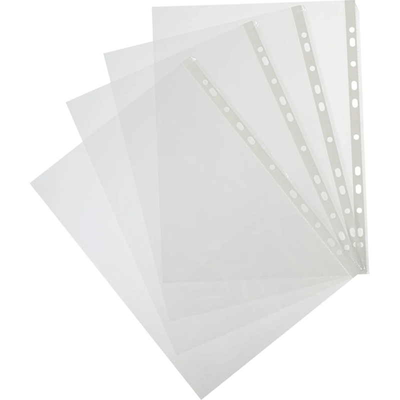 Файл-вкладыш А4 100шт/уп, гладкаяЭлементари 0,035 мм