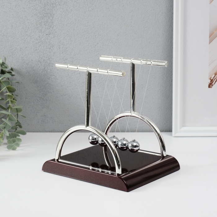 Маятник Маятник "Шары техно" квадрат столбик 18 x 17 x 15 см