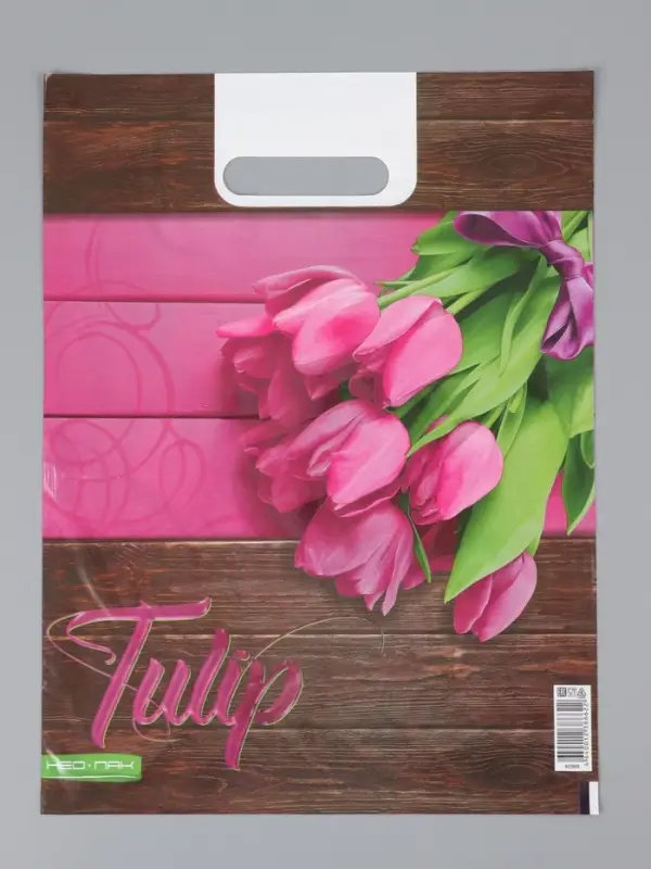 Пакет "Свидание , полиэтиленовый с вырубной ручкой 30х40 см, 60 мкм