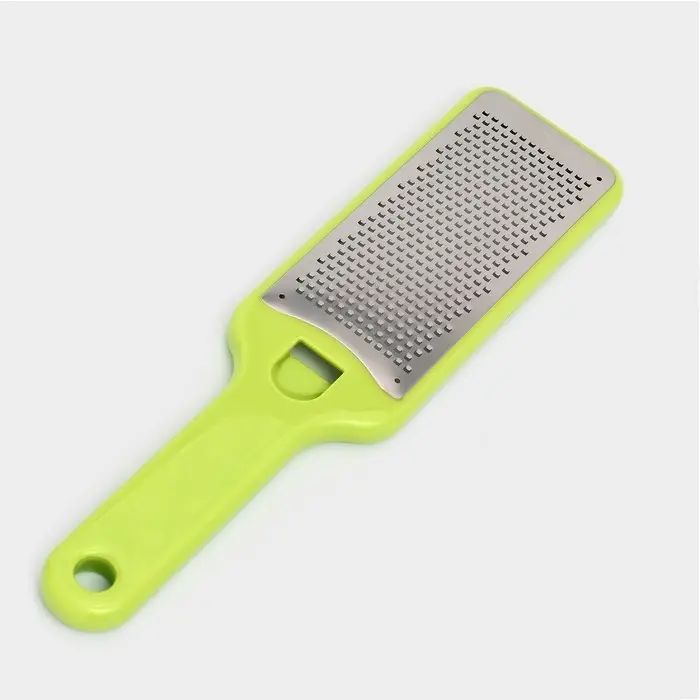 Тёрка для сыра с ручкой Доляна Brighty, 28.2&times;6.9&times;1.2 см, 301 сталь, мелкая сетка, салатовая