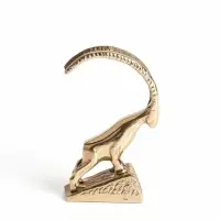 Сувенир &laquo;Горный козёл&raquo;, 13&times;5&times;19 см, алюминий