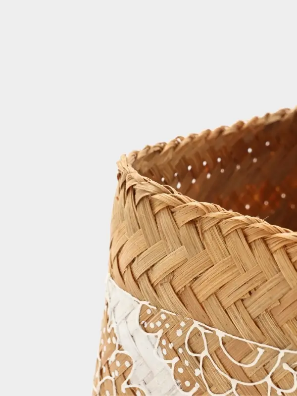 Корзинка плетёная &laquo;Манадо&raquo;, 16&times;16&times;12 см, бамбук, светлая