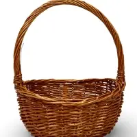 Набор корзин 3 шт, 34х30х14, 28х24х13, 22х19х10  лоза коричневый