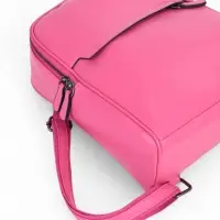 Рюкзак-сумка женский на молнии, с карманами, размер 27&times;9.5&times;32 см, фуксия