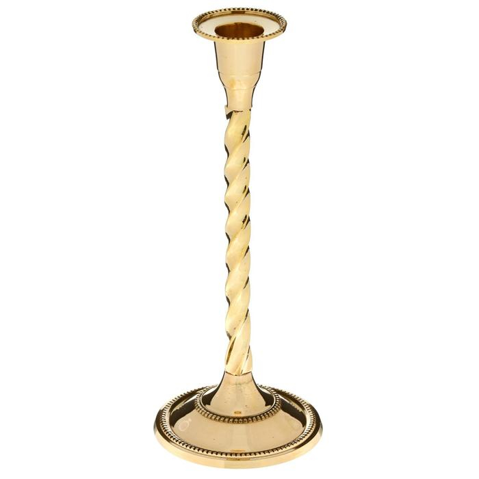 Подсвечник на 1 свечу Подсвечник на 1 свечу "Волли" латунь 22,5х9х9 см