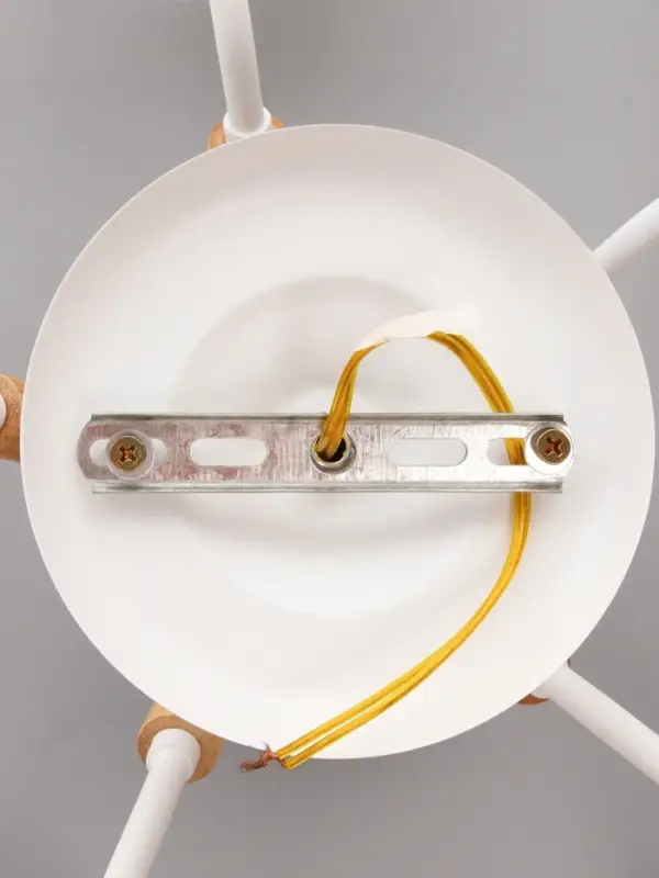 Люстра потолочная BayerLux &laquo;Нельсен&raquo;, 5хЕ27, 40 Вт, белый, 57&times;57&times;25 см