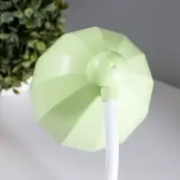 Лампа настольная RISALUX &laquo;Мини лягушонок&raquo;, светодиодная, 3 режима, 6.4 Вт, USB, салатовая, 10&times;10&times;37.5 см