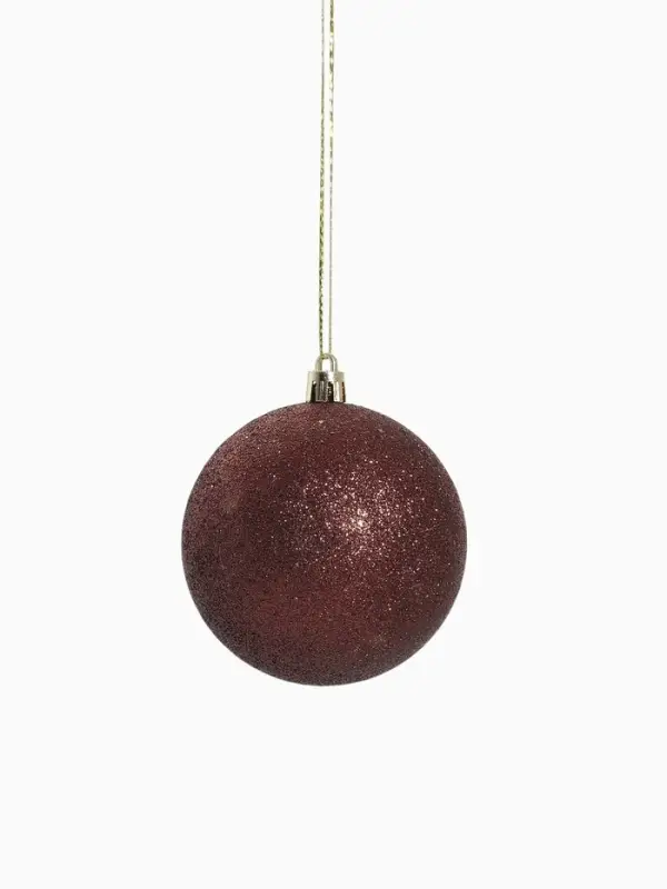 Ёлочные игрушки &laquo;Снежинка блеск&raquo;, шары новогодние, d=8 см, набор 4 шт.