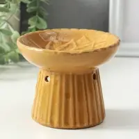 Аромалампа керамика "Лотос" коричневая11,4х11,4х9 см Аромалампа керамика "Лотос" коричневая11,4х11,4х9 см