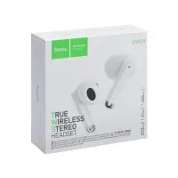 Наушники беспроводные Hoco EW34, TWS, вкладыши, Bluetooth 5.3, 30/250 мАч, белые