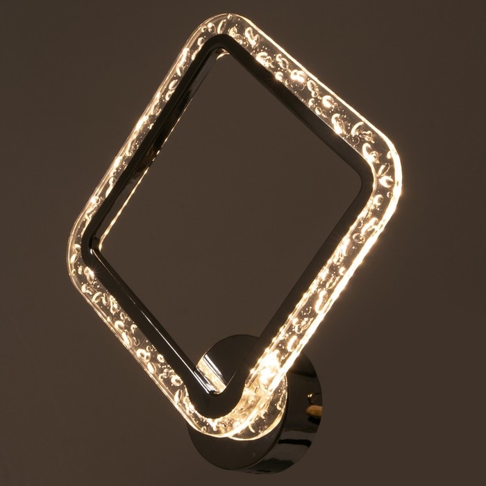 Бра 1834/1SL LED 24Вт 4000К серебро 32,5х5,5х33 см