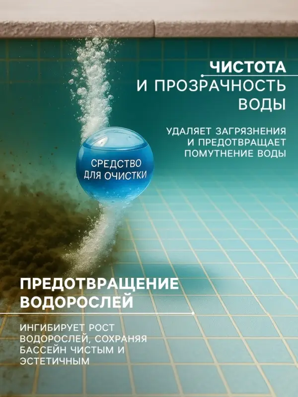 Дезинфицирующее средство Aqualand Хлор-90Т, таблетки 200 г, 1 кг