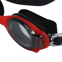 Очки для плавания детские ONLYTOP, беруши, цвет чёрный