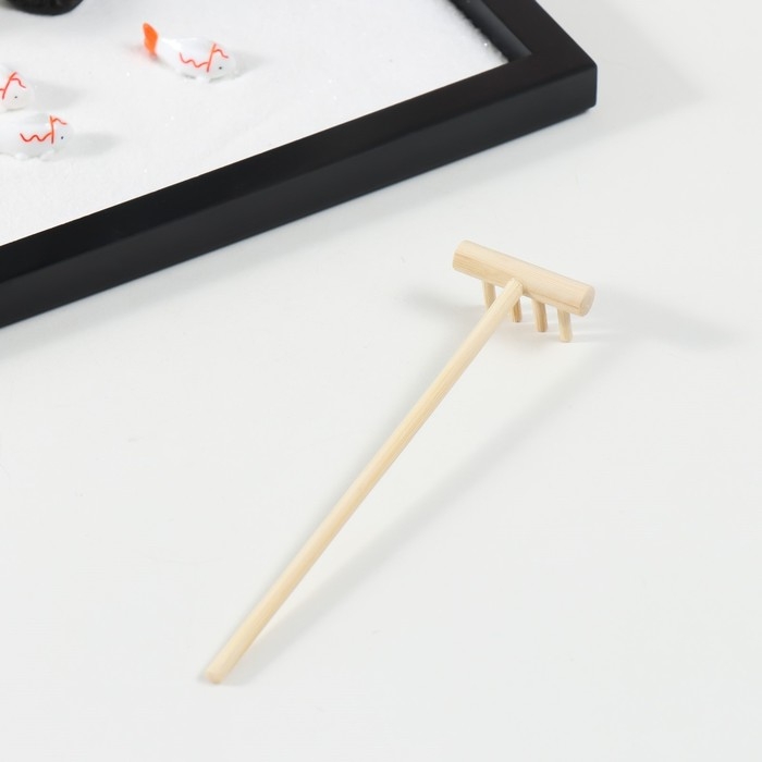 Сад камней Дзен  Сад камней Дзен "Мостик и оригами" белый песок 1,2х21,5х17,5 см