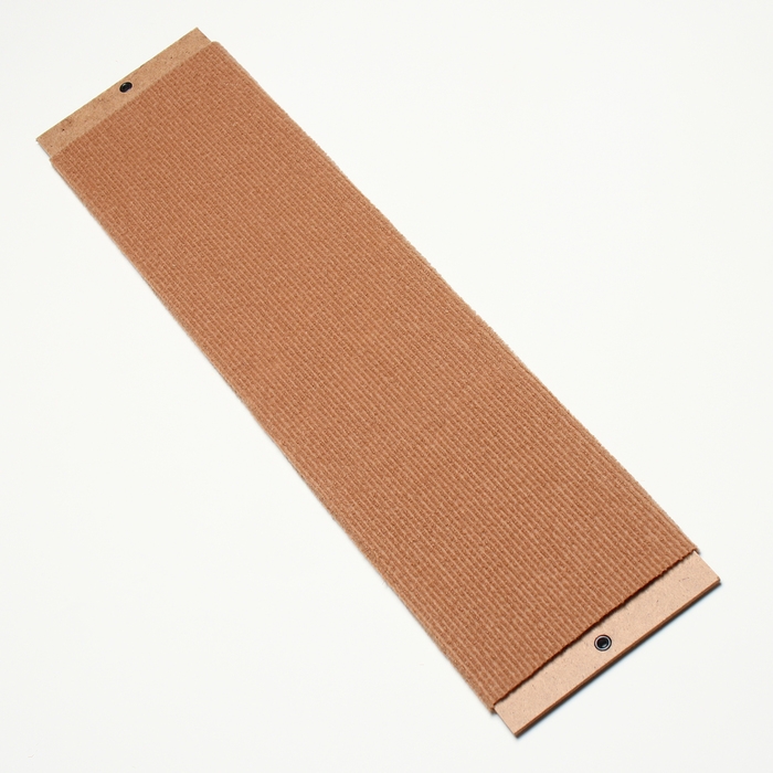 Когтеточка с пропиткой  Когтеточка с пропиткой "Пижон", ДВП ковролин, 60 х 15 см, бежевая