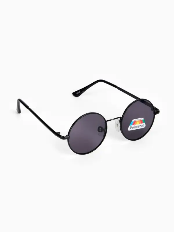 Очки солнцезащитные детские &laquo;OneSun. Круглые&raquo;, чёрный