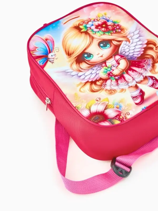 Рюкзак детский 20,5*9*24, отд на молнии. девочка ярко-розовый Рюкзак детский 20,5*9*24, отд на молнии. девочка ярко-розовый