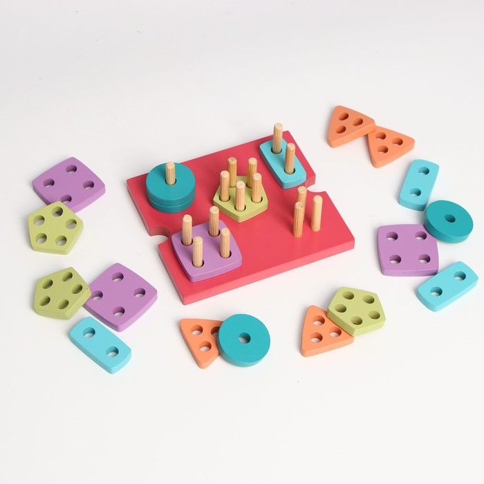 Детская развивающая пирамидка, 16 × 14 × 6 см Детская развивающая пирамидка, 16 × 14 × 6 см