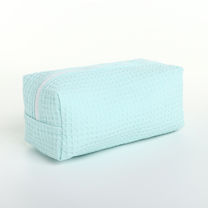 Косметичка на молнии TEXTURA, цвет бирюзовый Косметичка на молнии TEXTURA, цвет бирюзовый