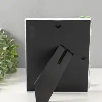 Фоторамка пластик 13х18 см "Пандочка с бамбуком" белый, вертикаль 3,5х19х24,5 см