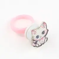 Кольцо крутящееся детское Meow, котик
