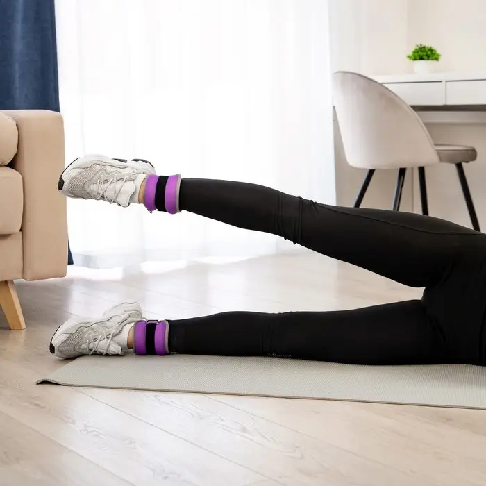 Утяжелители неопреновые ONLYTOP, 2 шт. &times; 0.5 кг, цвет фиолетовый