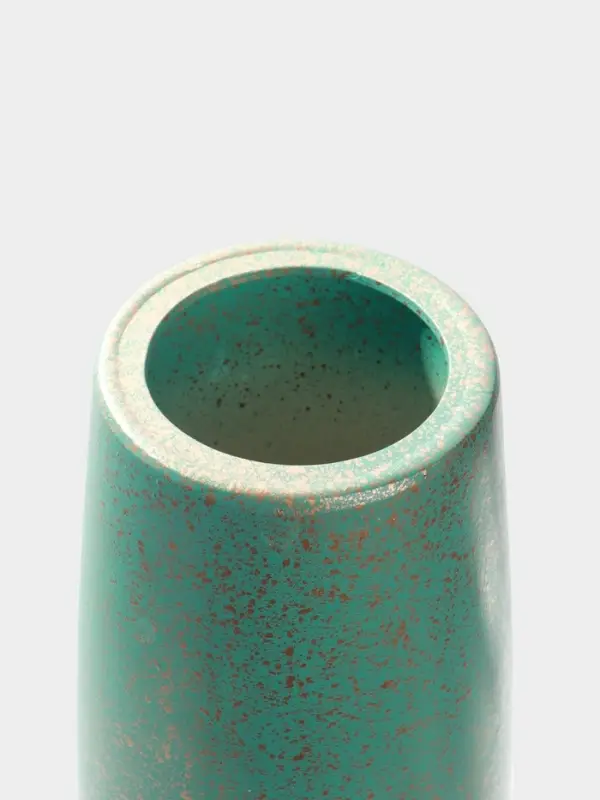 Ваза напольная керамика "Боно" 59х13 см, бирюзовый