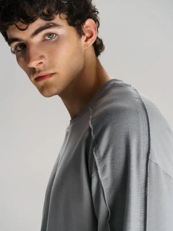 Свитшот унисекс Vozduh, светло-серый, размер XS/S Свитшот унисекс Vozduh, светло-серый, размер XS/S