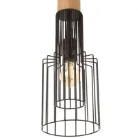 Светильник &laquo;Крит&raquo; 1&times;40 Вт Е27 черный/коричневый 16&times;16&times;40.5(140)см