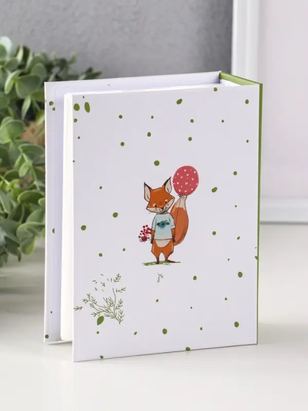 Фотоальбом 100 фото "Лис" 10X15см, ПП карм.