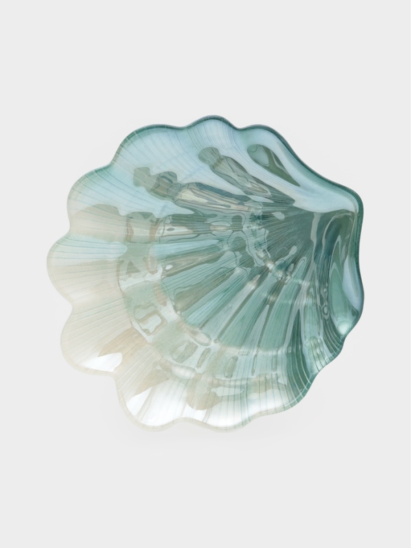 Блюдо сервировочное Блюдо сервировочное "Дельмар" 21 см, цвет бирюзовый