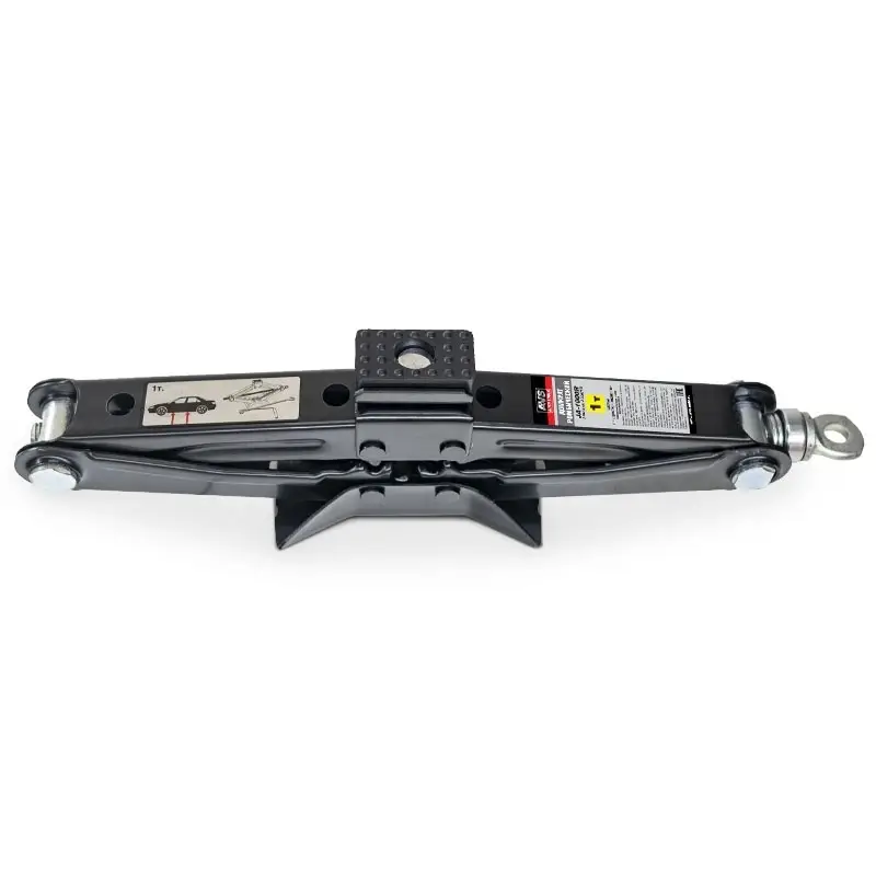 Домкрат ромбический AVS JA-1000R, 1т, 100-350мм с резиновой опорой + сумка в комплекте