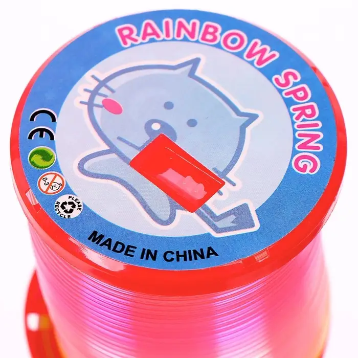 Пружинка радуга «Животные», виды МИКС