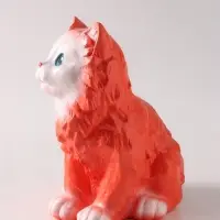 Копилка для денег &laquo;Котенок большой&raquo; 20 см, рыжая