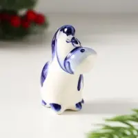 Сувенир Конь Вася, 5,5х6х3см, гжель