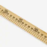 Метр деревянный, 100 см (см/дюймы)