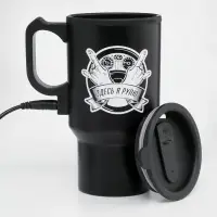 Термокружка автомобильная, 450 мл, &laquo;Здесь я рулю&raquo;, сохраняет тепло 4 ч, 12&times;17 см