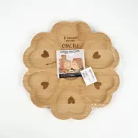 Менажница в форме цветка «Любовь», бамбук, 25 см Менажница в форме цветка «Любовь», бамбук, 25 см