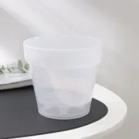Кашпо для цветов со вставкой Plast-Avenue &laquo;Порто&raquo;, 1 л, пластик, прозрачное