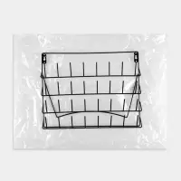 Органайзер-стойка для ниток, настенная/настольная, с подставкой, 40&times;31 см, чёрный