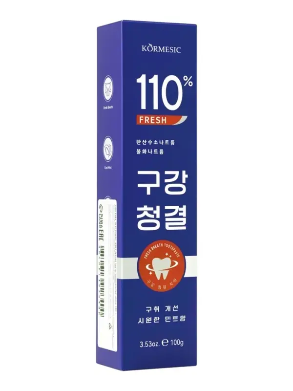 Зубная паста KORMESIC для свежести дыхания, 100 г